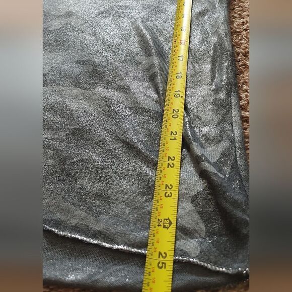 D-STYLE Women's Gray Camouflage Tunic With a Metallic Sheen Size S/M   Italy - Picture 5 of 6